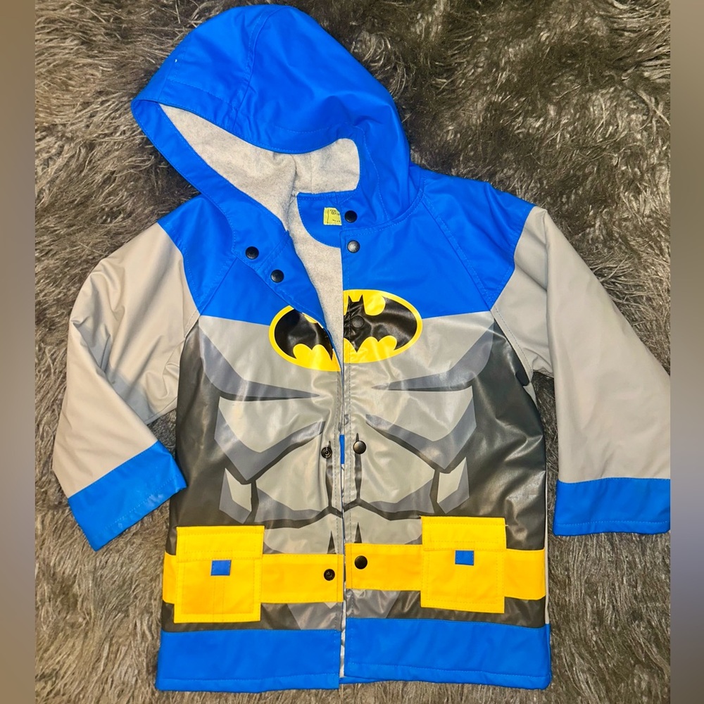 Batman Rain Coat Boys Size 5